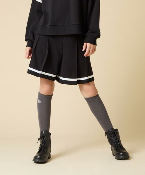 a.v.v / アー・ヴェ・ヴェ セットアップ | [130-160]【大人気！/ハーフジップトップス/プリーツキュロット】切り替えトレーナーセットアップ | 詳細27