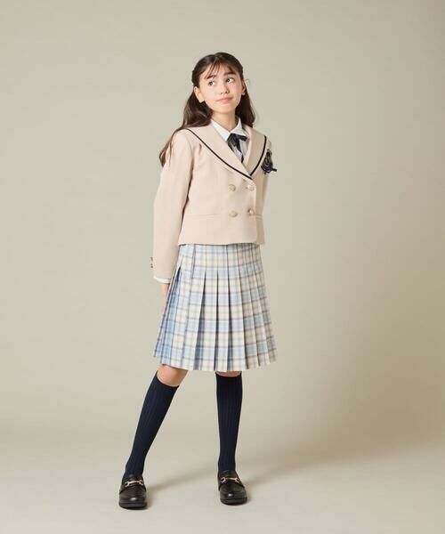 a.v.v / アー・ヴェ・ヴェ シャツ・ブラウス | [150-160]【卒服/シワになりにくい】リボンタイ付きピンタックブラウス | 詳細6