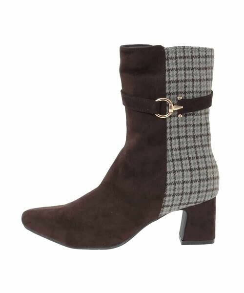 a.v.v / アー・ヴェ・ヴェ フラットシューズ | スエードコンビブーツ | 詳細3