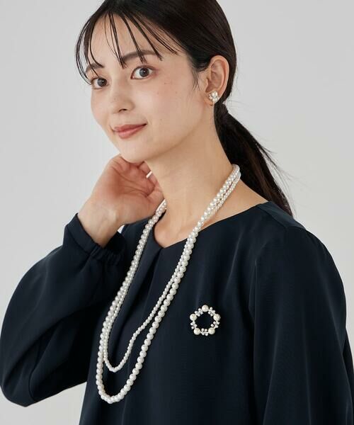 a.v.v / アー・ヴェ・ヴェ ネックレス・ペンダント・チョーカー | パール調二連ネックレス | 詳細10