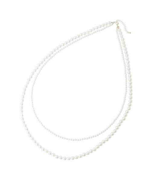 a.v.v / アー・ヴェ・ヴェ ネックレス・ペンダント・チョーカー | パール調二連ネックレス | 詳細17