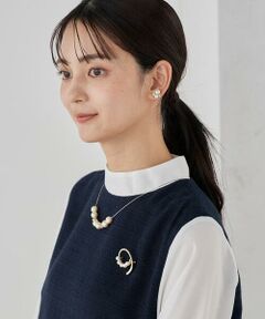 a.v.v / アー・ヴェ・ヴェ ネックレス・ペンダント・チョーカー | パール調スライドネックレス