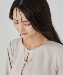 a.v.v / アー・ヴェ・ヴェ ネックレス・ペンダント・チョーカー | パール調スライドネックレス