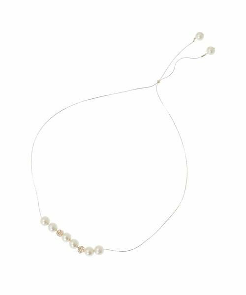 a.v.v / アー・ヴェ・ヴェ ネックレス・ペンダント・チョーカー | パール調スライドネックレス | 詳細1