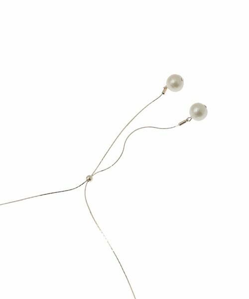 a.v.v / アー・ヴェ・ヴェ ネックレス・ペンダント・チョーカー | パール調スライドネックレス | 詳細2