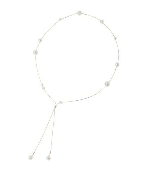 a.v.v / アー・ヴェ・ヴェ ネックレス・ペンダント・チョーカー | パールポイントロングネックレス | 詳細15