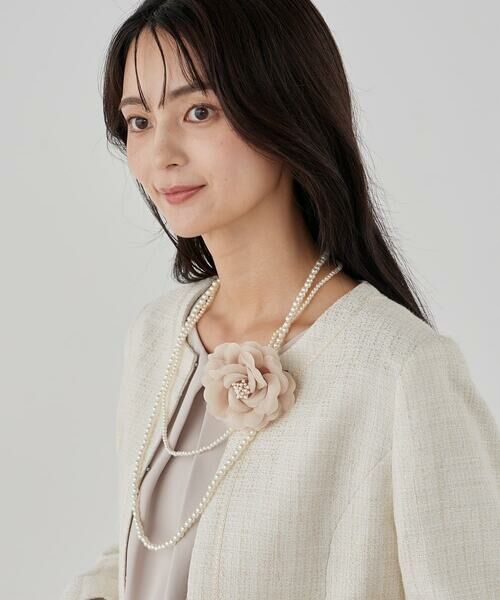 a.v.v / アー・ヴェ・ヴェ ネックレス・ペンダント・チョーカー | コサージュ付き二連ネックレス | 詳細1