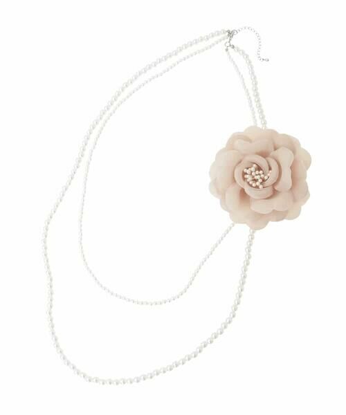 a.v.v / アー・ヴェ・ヴェ ネックレス・ペンダント・チョーカー | コサージュ付き二連ネックレス | 詳細11