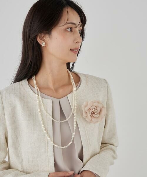 a.v.v / アー・ヴェ・ヴェ ネックレス・ペンダント・チョーカー | コサージュ付き二連ネックレス | 詳細4