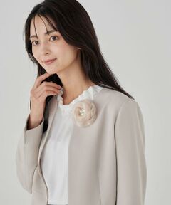 a.v.v / アー・ヴェ・ヴェ ブローチ・コサージュ | チュールフラワーコサージュ