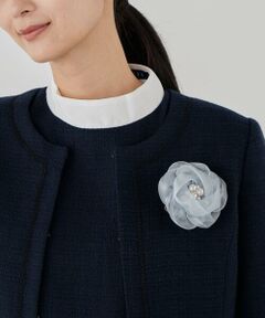 a.v.v / アー・ヴェ・ヴェ ブローチ・コサージュ | チュールフラワーコサージュ