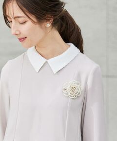 a.v.v / アー・ヴェ・ヴェ ブローチ・コサージュ | パール調フラワーコサージュ