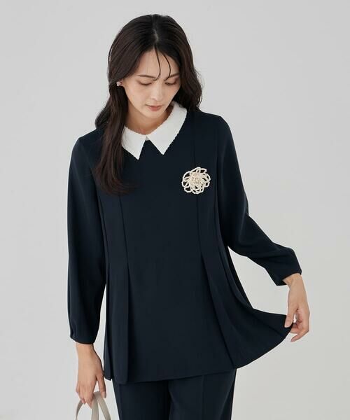 a.v.v / アー・ヴェ・ヴェ ブローチ・コサージュ | パール調フラワーコサージュ | 詳細3