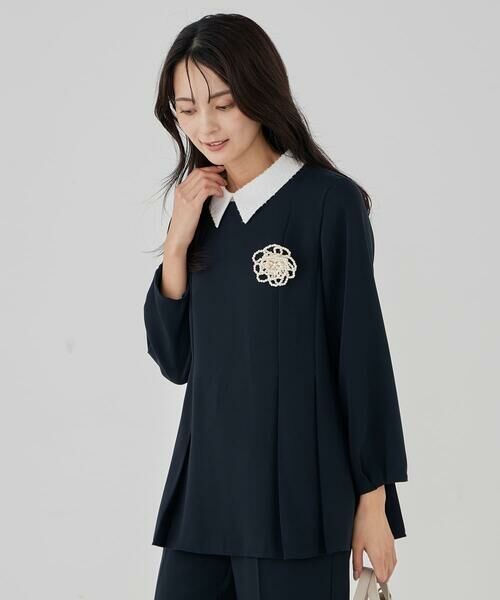 a.v.v / アー・ヴェ・ヴェ ブローチ・コサージュ | パール調フラワーコサージュ | 詳細4