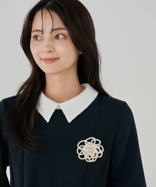 a.v.v / アー・ヴェ・ヴェ ブローチ・コサージュ | パール調フラワーコサージュ | 詳細5