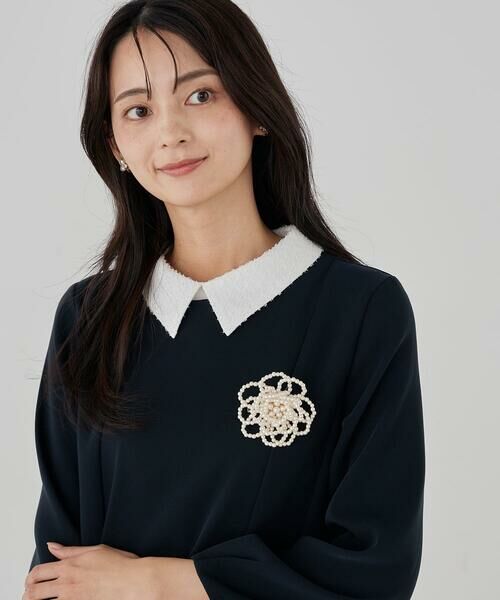 a.v.v / アー・ヴェ・ヴェ ブローチ・コサージュ | パール調フラワーコサージュ | 詳細6