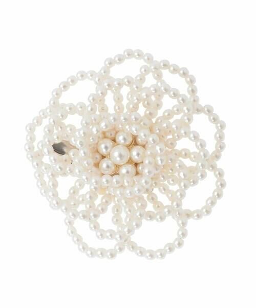 a.v.v / アー・ヴェ・ヴェ ブローチ・コサージュ | パール調フラワーコサージュ | 詳細7