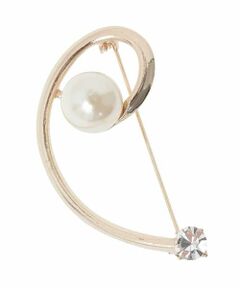 a.v.v / アー・ヴェ・ヴェ ブローチ・コサージュ | ニュアンスラインパールブローチ