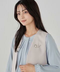 a.v.v / アー・ヴェ・ヴェ ブローチ・コサージュ | ニュアンスラインパールブローチ