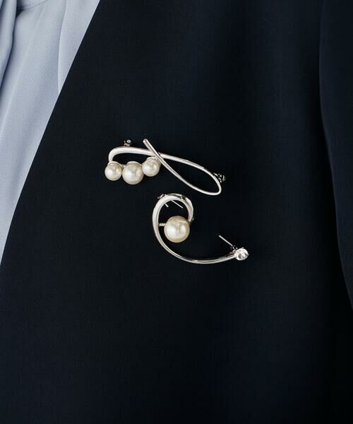 a.v.v / アー・ヴェ・ヴェ ブローチ・コサージュ | ニュアンスラインパールブローチ | 詳細8