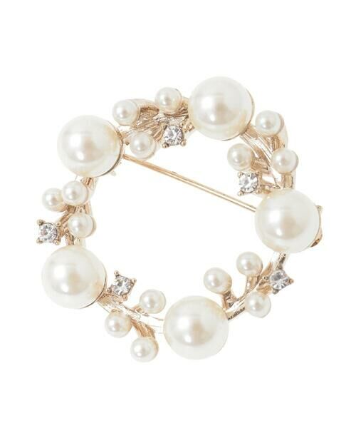 a.v.v / アー・ヴェ・ヴェ ブローチ・コサージュ | パール調サークルブローチ | 詳細10