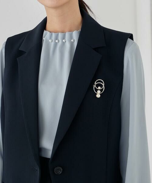 a.v.v / アー・ヴェ・ヴェ ブローチ・コサージュ | 3連パールサークルブローチ | 詳細12