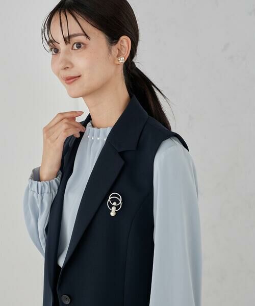 a.v.v / アー・ヴェ・ヴェ ブローチ・コサージュ | 3連パールサークルブローチ | 詳細13