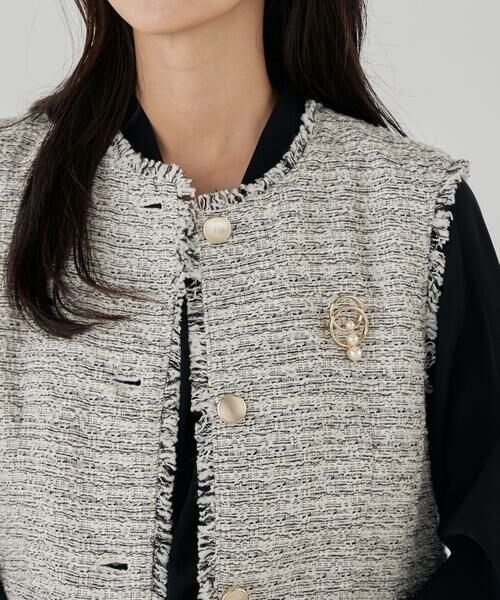 a.v.v / アー・ヴェ・ヴェ ブローチ・コサージュ | 3連パールサークルブローチ | 詳細4