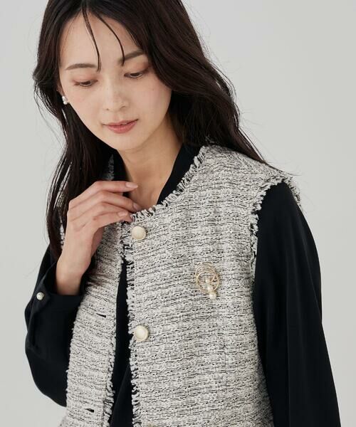 a.v.v / アー・ヴェ・ヴェ ブローチ・コサージュ | 3連パールサークルブローチ | 詳細5