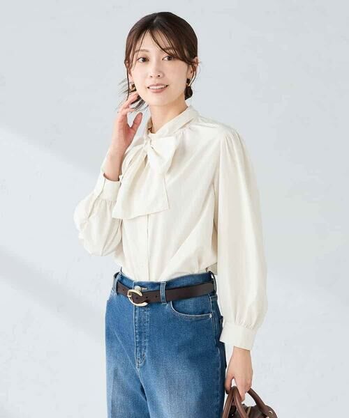 a.v.v / アー・ヴェ・ヴェ シャツ・ブラウス | 2WAYボウタイブラウス | 詳細1