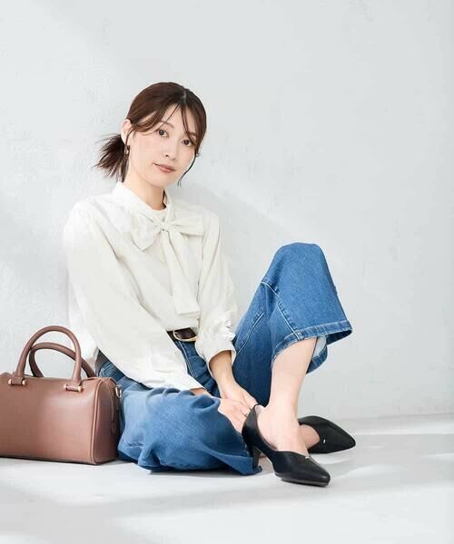 a.v.v / アー・ヴェ・ヴェ シャツ・ブラウス | 2WAYボウタイブラウス | 詳細10