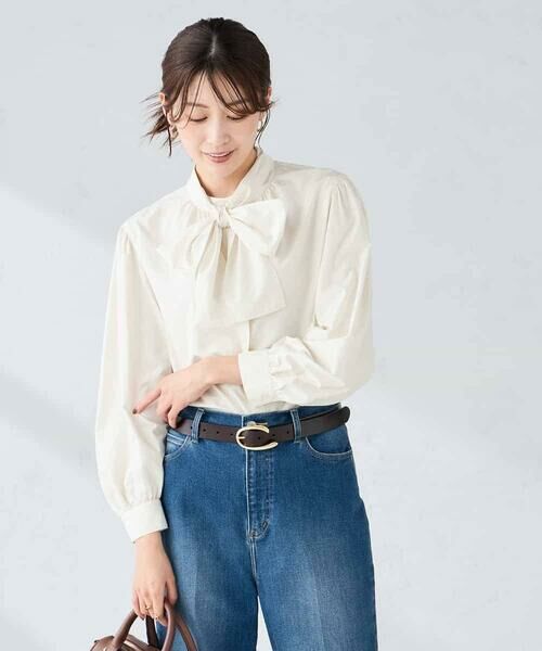 a.v.v / アー・ヴェ・ヴェ シャツ・ブラウス | 2WAYボウタイブラウス | 詳細2
