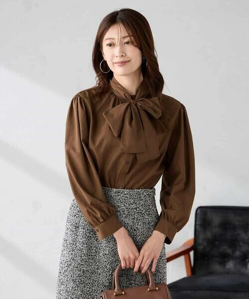 a.v.v / アー・ヴェ・ヴェ シャツ・ブラウス | 2WAYボウタイブラウス | 詳細22