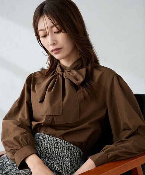 a.v.v / アー・ヴェ・ヴェ シャツ・ブラウス | 2WAYボウタイブラウス | 詳細24