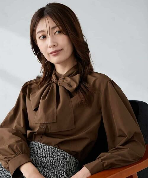 a.v.v / アー・ヴェ・ヴェ シャツ・ブラウス | 2WAYボウタイブラウス | 詳細25