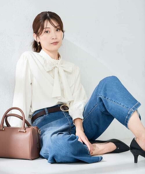 a.v.v / アー・ヴェ・ヴェ シャツ・ブラウス | 2WAYボウタイブラウス | 詳細3