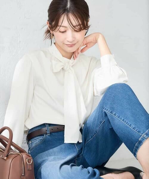 a.v.v / アー・ヴェ・ヴェ シャツ・ブラウス | 2WAYボウタイブラウス | 詳細5