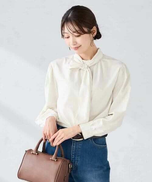 a.v.v / アー・ヴェ・ヴェ シャツ・ブラウス | 2WAYボウタイブラウス | 詳細7
