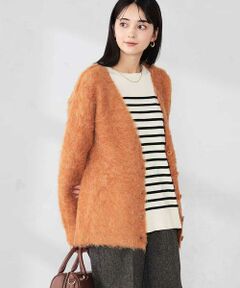 a.v.v / アー・ヴェ・ヴェ カーディガン・ボレロ | 【WEB限定】Vネックシャギーニットカーディガン