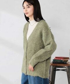 a.v.v / アー・ヴェ・ヴェ カーディガン・ボレロ | 【WEB限定】Vネックシャギーニットカーディガン