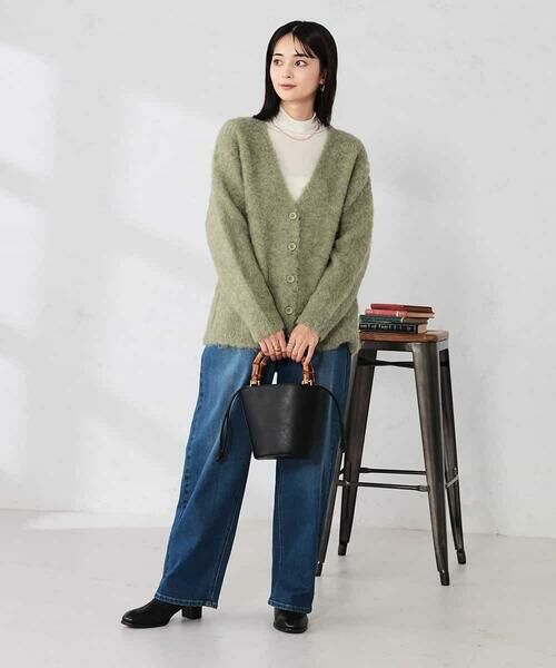 a.v.v / アー・ヴェ・ヴェ カーディガン・ボレロ | 【WEB限定】Vネックシャギーニットカーディガン | 詳細10