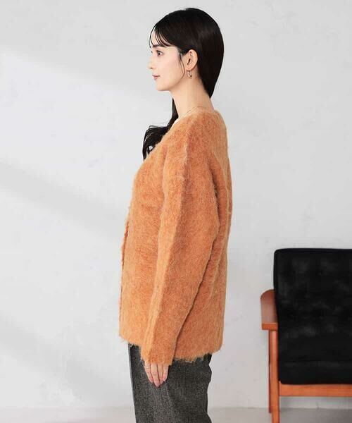 a.v.v / アー・ヴェ・ヴェ カーディガン・ボレロ | 【WEB限定】Vネックシャギーニットカーディガン | 詳細16