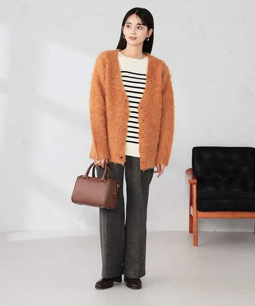 a.v.v / アー・ヴェ・ヴェ カーディガン・ボレロ | 【WEB限定】Vネックシャギーニットカーディガン | 詳細3