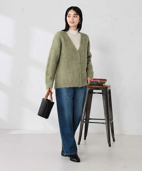 a.v.v / アー・ヴェ・ヴェ カーディガン・ボレロ | 【WEB限定】Vネックシャギーニットカーディガン | 詳細9