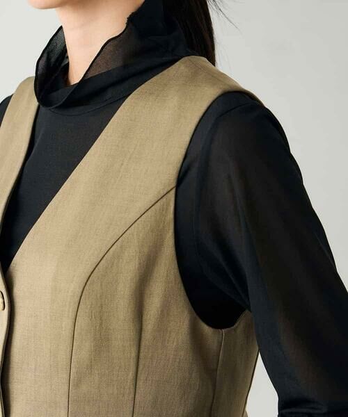 a.v.v / アー・ヴェ・ヴェ ロング・マキシ丈ワンピース | 【2SET】ペプラムジレ×ナロースカート | 詳細13