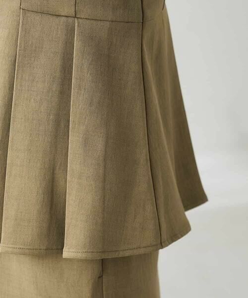a.v.v / アー・ヴェ・ヴェ ロング・マキシ丈ワンピース | 【2SET】ペプラムジレ×ナロースカート | 詳細14