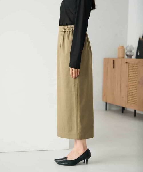 a.v.v / アー・ヴェ・ヴェ ロング・マキシ丈ワンピース | 【2SET】ペプラムジレ×ナロースカート | 詳細16