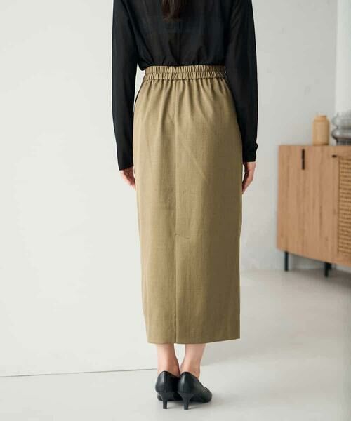 a.v.v / アー・ヴェ・ヴェ ロング・マキシ丈ワンピース | 【2SET】ペプラムジレ×ナロースカート | 詳細17