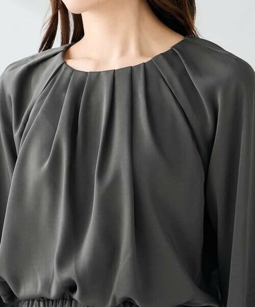 a.v.v / アー・ヴェ・ヴェ ロング・マキシ丈ワンピース | 【洗える】セットアップ見えサテンワンピース | 詳細15