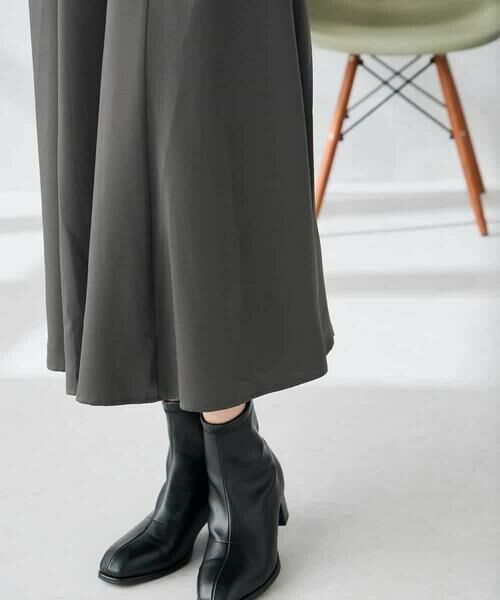 a.v.v / アー・ヴェ・ヴェ ロング・マキシ丈ワンピース | 【洗える】セットアップ見えサテンワンピース | 詳細19